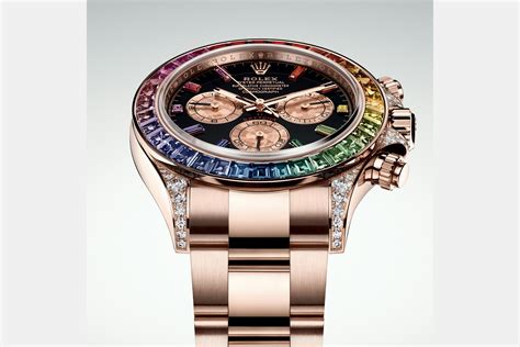 rolex rainbow hodinke|rolex rainbow daytona gold.